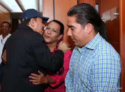 Daniel y Rosario, fórmula presidencial del Frente Sandinista y la Alianza Unida, Nicaragua Triunfa