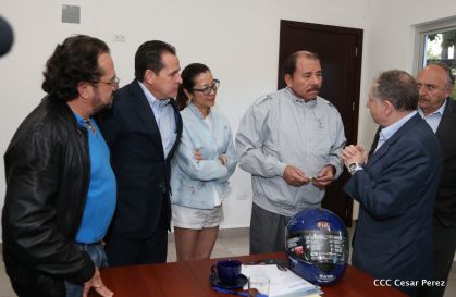 Presidente Daniel se reúne con el presidente de la Federación Internacional de Automovilismo