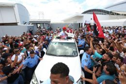 Así fue la llegada del verdadero Campeón a Nicaragua