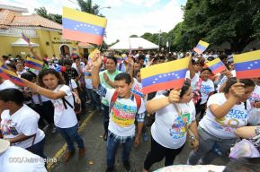 Juventud Sandinista expresa solidaridad con Revolución Bolivariana