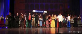 Presentación de la ópera "El Lobo y el Santo" en el Teatro Rubén Darío