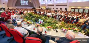 Comandante Daniel y Compañera Rosario encabezan Congreso Sandinista Nacional
