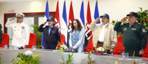 Acto del 38 aniversario de la Fuerza Aérea del Ejército de Nicaragua