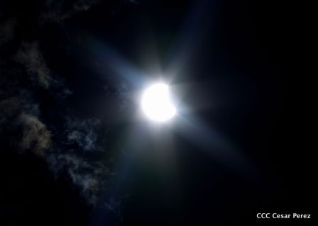 Eclipse solar visto desde Nicaragua