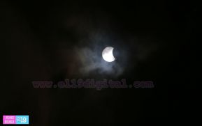 Eclipse solar visto desde Nicaragua