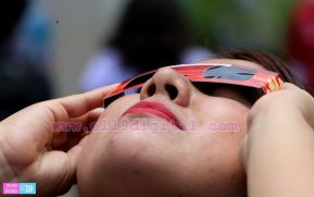 Eclipse solar visto desde Nicaragua