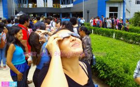 Eclipse solar visto desde Nicaragua