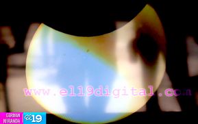 Eclipse solar visto desde Nicaragua