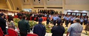 Acto del 38 Aniversario de fundación de la Policía Nacional