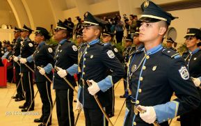 Acto de la Vigésima Promoción de Damas y Caballeros Cadetes de la Academia de Policía Walter Mendoza Martínez