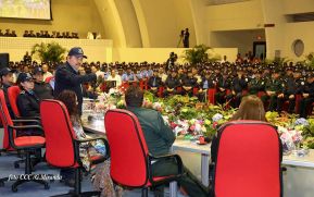 Acto de la Vigésima Promoción de Damas y Caballeros Cadetes de la Academia de Policía Walter Mendoza Martínez