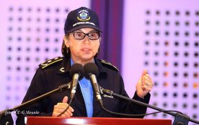 Acto de la Vigésima Promoción de Damas y Caballeros Cadetes de la Academia de Policía Walter Mendoza Martínez