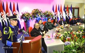 Acto de la Vigésima Promoción de Damas y Caballeros Cadetes de la Academia de Policía Walter Mendoza Martínez