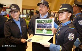 Acto de la Vigésima Promoción de Damas y Caballeros Cadetes de la Academia de Policía Walter Mendoza Martínez