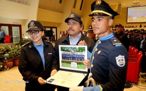 Acto de la Vigésima Promoción de Damas y Caballeros Cadetes de la Academia de Policía Walter Mendoza Martínez