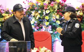 Acto de la Vigésima Promoción de Damas y Caballeros Cadetes de la Academia de Policía Walter Mendoza Martínez