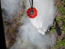 EN FOTOS: Ejército de Nicaragua trabaja para sofocar incendio en Indio Maíz