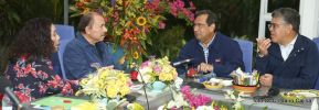 Daniel y Rosario se reúnen con Adán Chávez y Elias Jaua