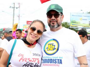 Periodistas sandinistas se pronuncian en defensa de la paz y la justicia