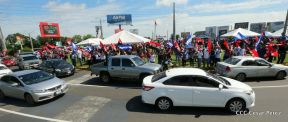 Capitalinos se movilizan por la Justicia, Paz y Vida
