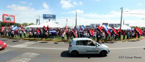 Capitalinos se movilizan por la Justicia, Paz y Vida