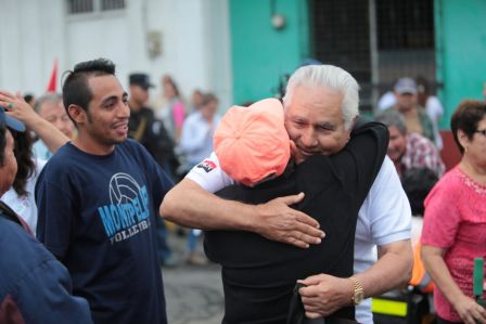 Por Nuestros Héroes del Amor que nos dejaron la obligación de mantener nuestra Nicaragua, Siempre Libre