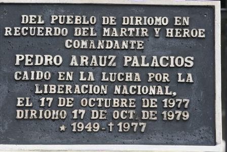 Por Nuestros Héroes del Amor que nos dejaron la obligación de mantener nuestra Nicaragua, Siempre Libre