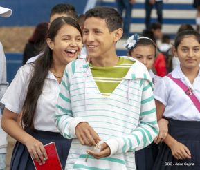 Nicaragua inaugura Año Escolar 2019 en Cantos de Vida y Esperanza