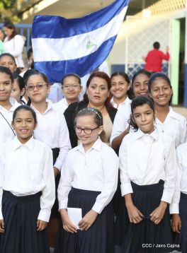 Nicaragua inaugura Año Escolar 2019 en Cantos de Vida y Esperanza