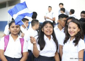 Nicaragua inaugura Año Escolar 2019 en Cantos de Vida y Esperanza