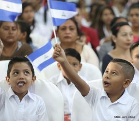 Nicaragua inaugura Año Escolar 2019 en Cantos de Vida y Esperanza