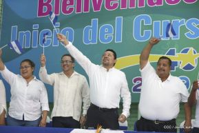 Nicaragua inaugura Año Escolar 2019 en Cantos de Vida y Esperanza