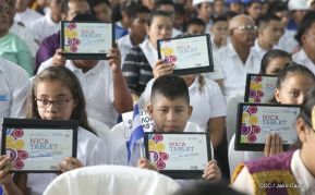 Nicaragua inaugura Año Escolar 2019 en Cantos de Vida y Esperanza