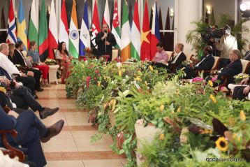 Presentación de Cartas Credenciales de 13 embajadores de países hermanos