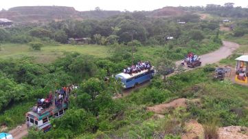 Caravanas de la victoria entran a Managua