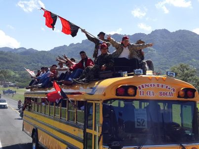 Caravanas de la victoria entran a Managua