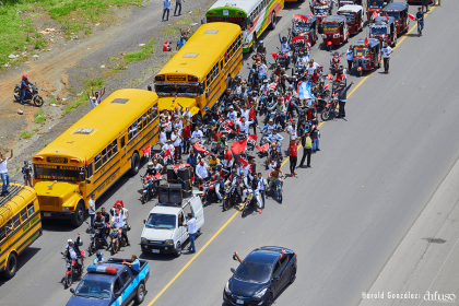 Caravanas de la victoria entran a Managua