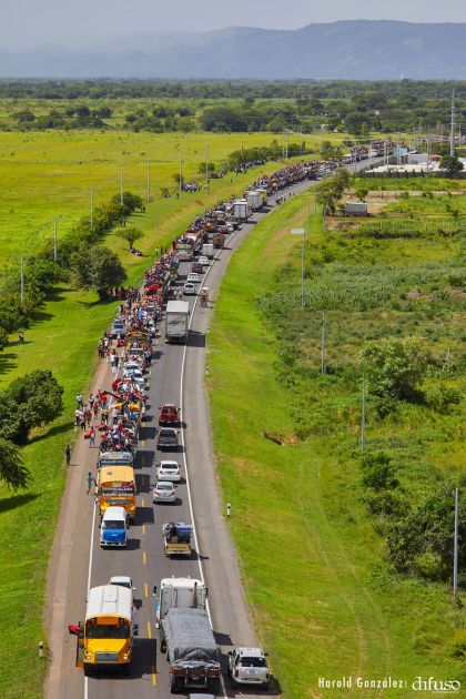 Caravanas de la victoria entran a Managua 