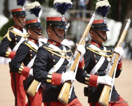 Exhibición de fantasía militar en homenaje al 40 aniversario del Ejército de Nicaragua