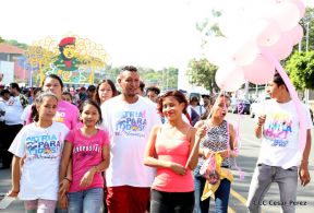 Caminata en saludo al Día Internacional de Lucha contra el Cáncer de Mama