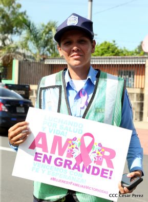Caminata en saludo al Día Internacional de Lucha contra el Cáncer de Mama