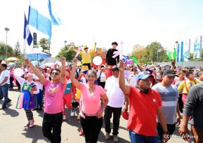 Caminata en saludo al Día Internacional de Lucha contra el Cáncer de Mama