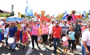 Caminata en saludo al Día Internacional de Lucha contra el Cáncer de Mama