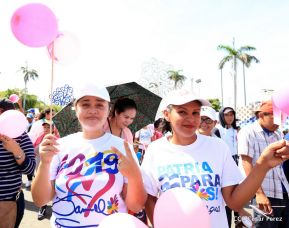 Caminata en saludo al Día Internacional de Lucha contra el Cáncer de Mama