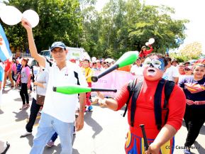 Caminata en saludo al Día Internacional de Lucha contra el Cáncer de Mama