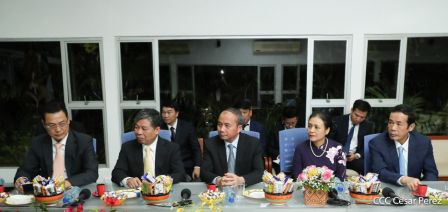 Hermandad y compañerismo en reunión del presidente Daniel Ortega y vicepresidenta Rosario Murillo con delegación de alto nivel de Vietnam
