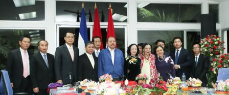 Hermandad y compañerismo en reunión del presidente Daniel Ortega y vicepresidenta Rosario Murillo con delegación de alto nivel de Vietnam