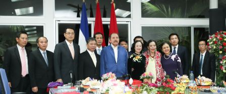 Hermandad y compañerismo en reunión del presidente Daniel Ortega y vicepresidenta Rosario Murillo con delegación de alto nivel de Vietnam