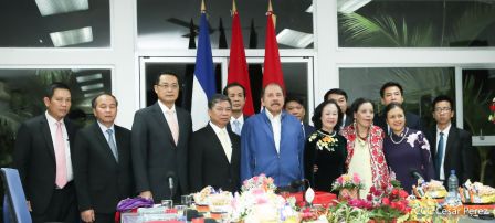 Hermandad y compañerismo en reunión del presidente Daniel Ortega y vicepresidenta Rosario Murillo con delegación de alto nivel de Vietnam