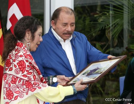 Hermandad y compañerismo en reunión del presidente Daniel Ortega y vicepresidenta Rosario Murillo con delegación de alto nivel de Vietnam